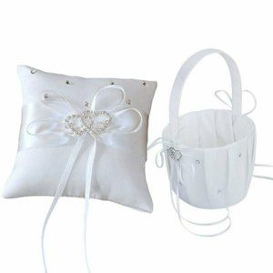 Flower Girl Basket Ring Bearer Pillow